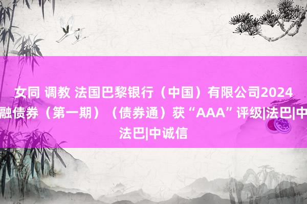 女同 调教 法国巴黎银行（中国）有限公司2024年金融债券（第一期）（债券通）获“AAA”评级|法巴|中诚信